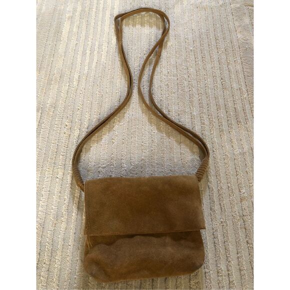 Urban Outfitters Brown Suede Crossbody Bag – Flap Style, Boho - Picture 12 of 12